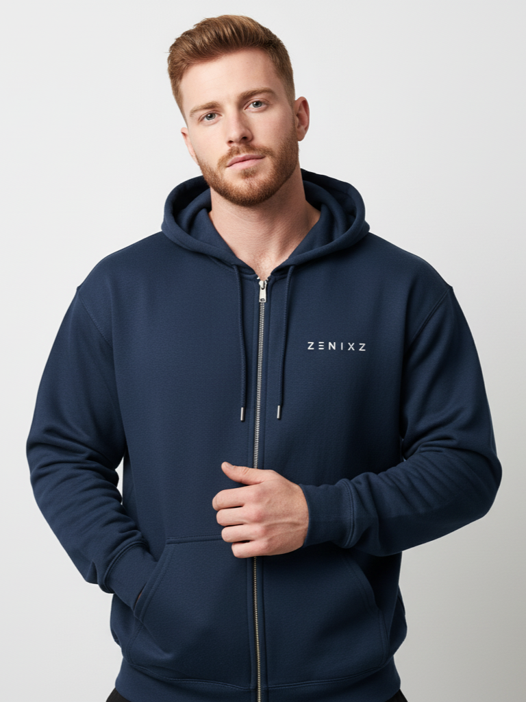 ZENIXZ Signature Zip hoodie
