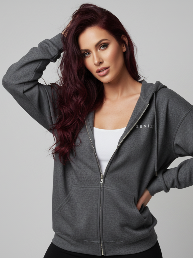 ZENIXZ Signature Zip hoodie