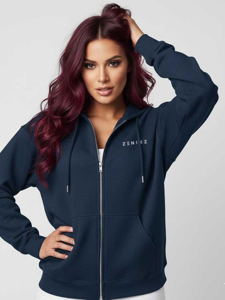 ZENIXZ Signature Zip hoodie